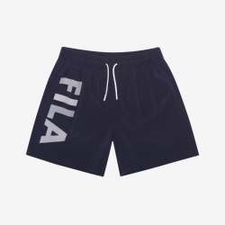 Fila Regular Fit Aqua Time - Miesten Shortsit - Laivastonsininen | FI-44533